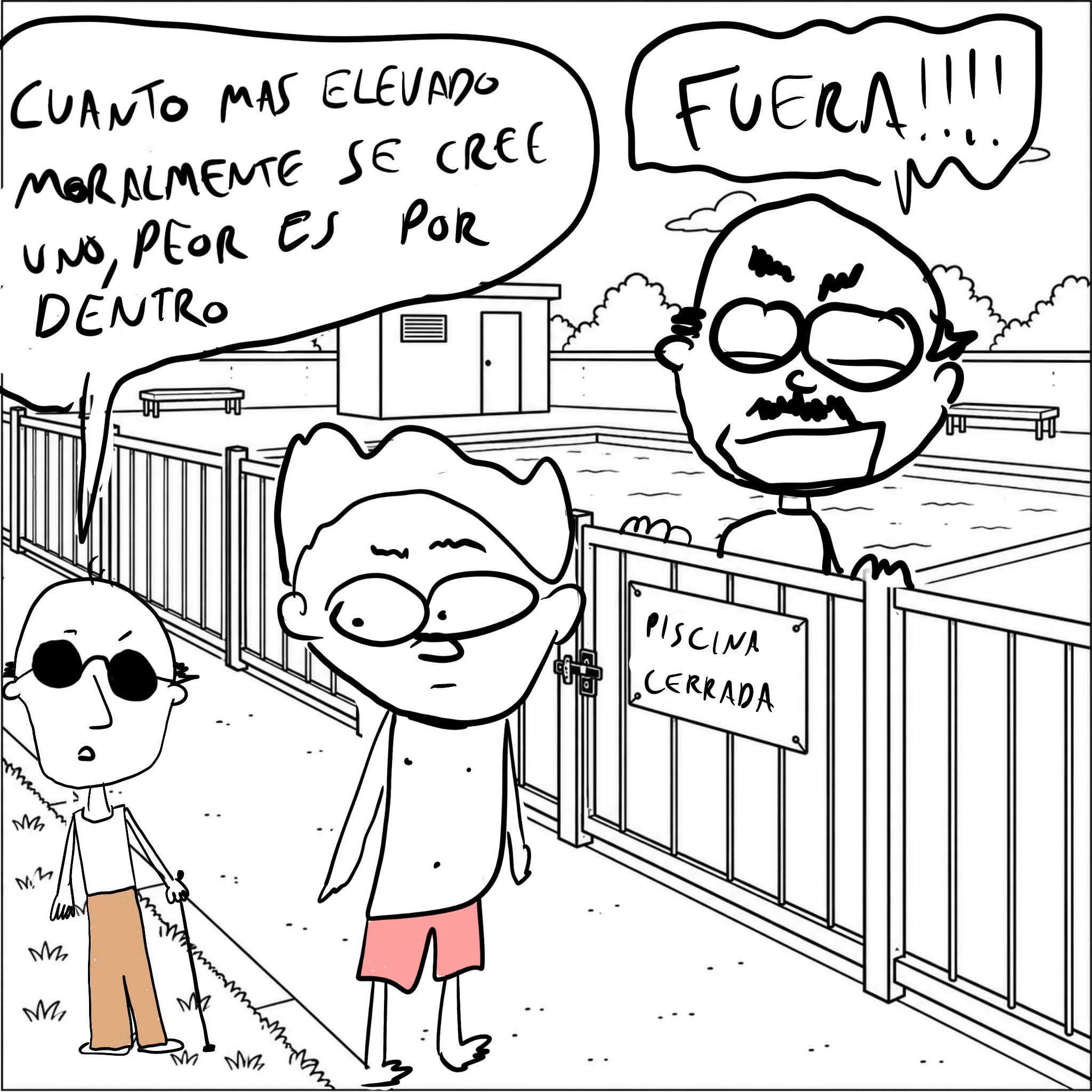 piscina cerrada